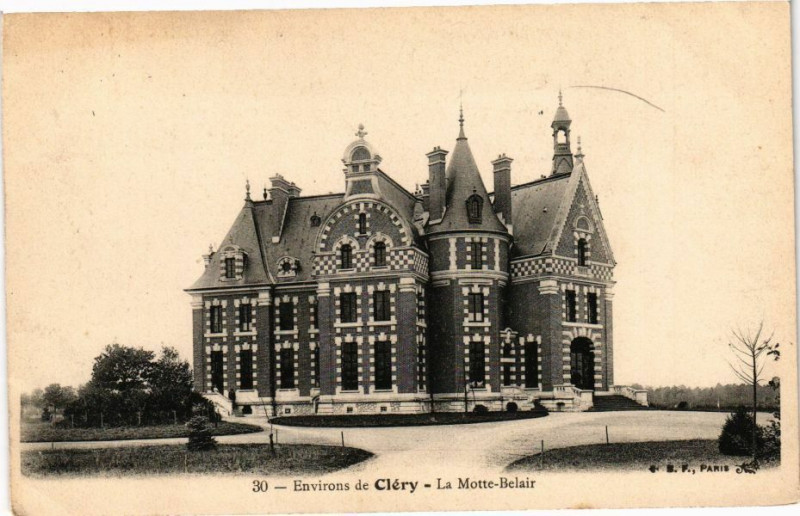 Carte postale ancienne Env. de Clery-La Motte-Belair