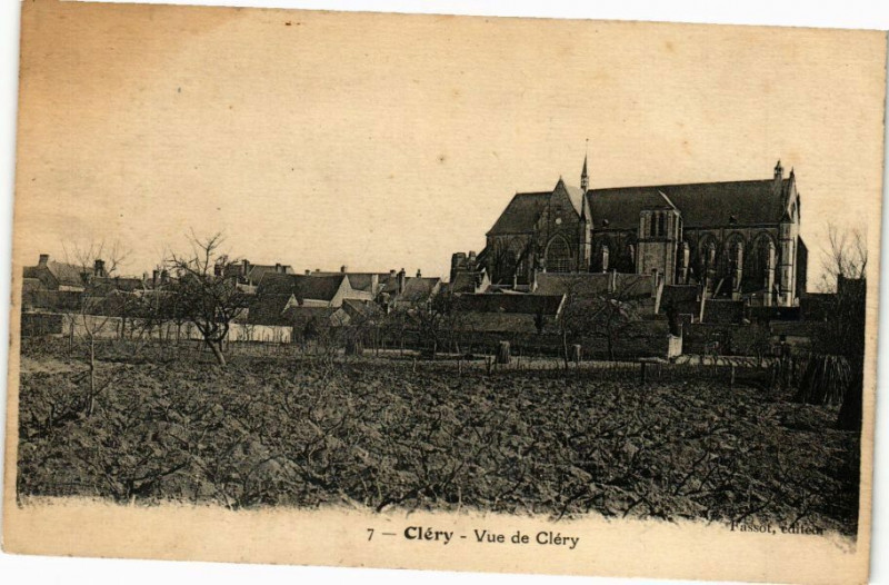Carte postale ancienne Clery-Vue de Clery