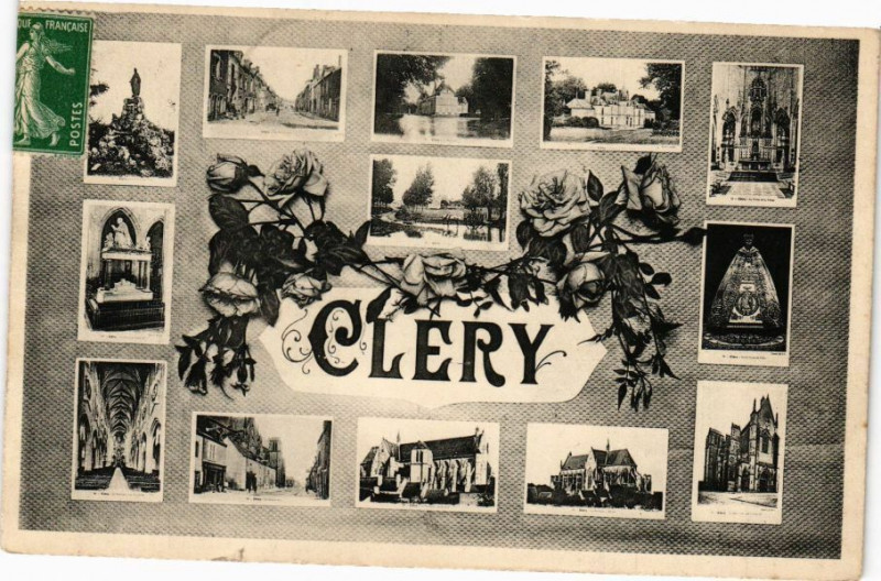 Carte postale ancienne Clery