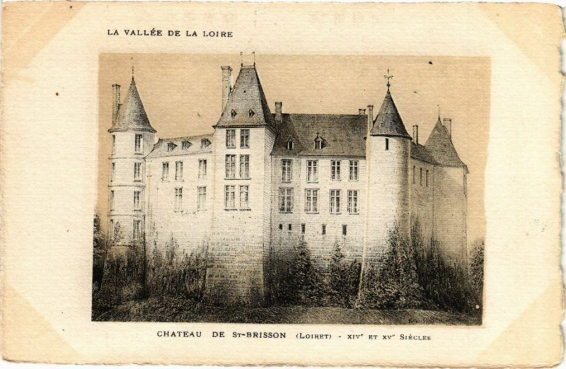 Carte postale ancienne Chateau de Saint-Brisson