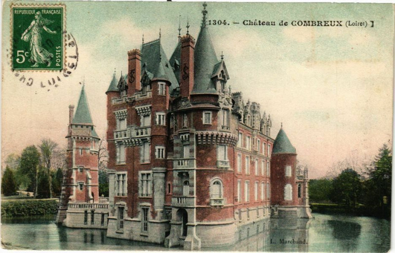 Carte postale ancienne Chateau de Combreux à Combreux