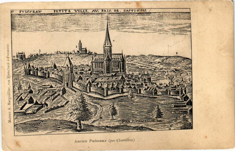 Carte postale ancienne Ancien Puiseaux à Puiseaux