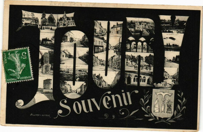 Carte postale ancienne Souvenir Toury
