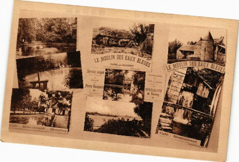 Carte postale ancienne Le Moulin des Eaux Bleves