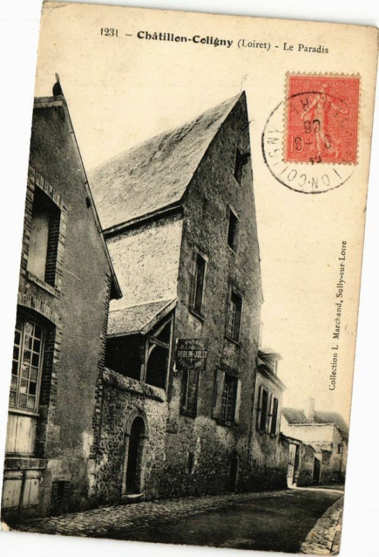 Carte postale ancienne Chatillon - Coligny - Le Paradis