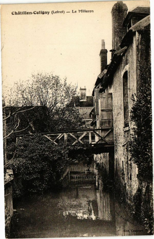 Carte postale ancienne Chatillon-Coligny - Le Milleron à Châtillon-Coligny