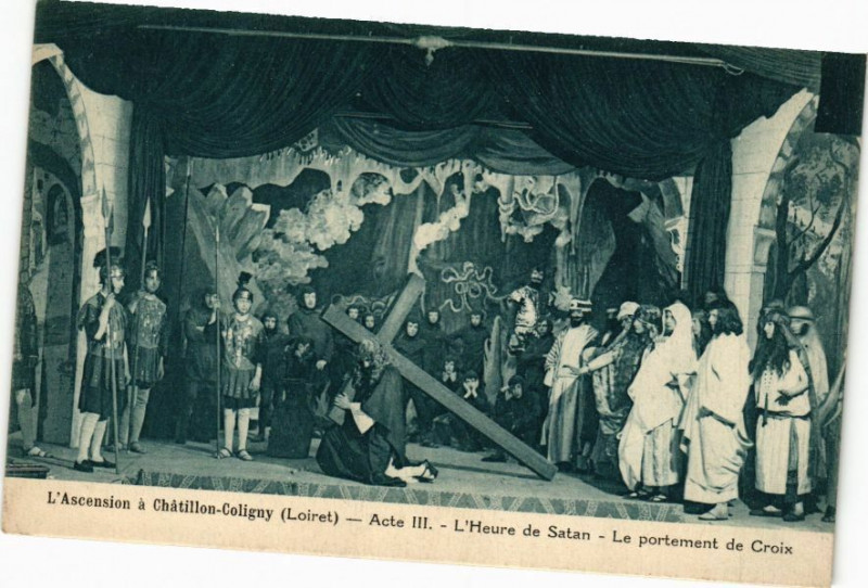 Carte postale ancienne L'Ancension a Chatillon-Coligny - Acte Iii - L'Heure de à Châtillon-Coligny