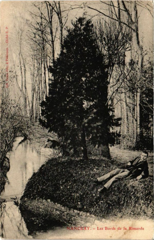 Carte postale ancienne Nancray - Les Bords de la Rimarde
