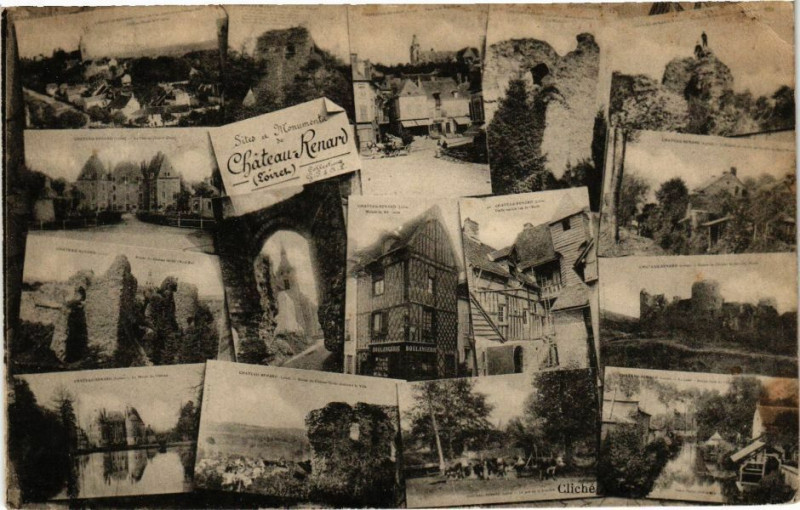 Carte postale ancienne Site et Monument de Chateau-Renard - à Château-Renard