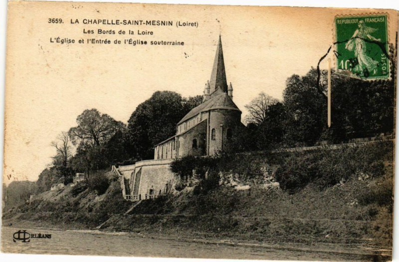 Carte postale ancienne La Chapelle-Saint-Mesnin - Les Bords de la Loire
