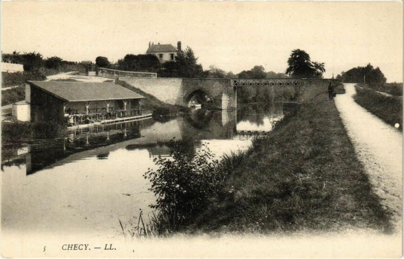 Carte postale ancienne Checy à Chécy