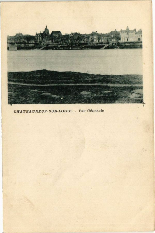 Carte postale ancienne Chateauneuf-sur-Loire-Vue générale