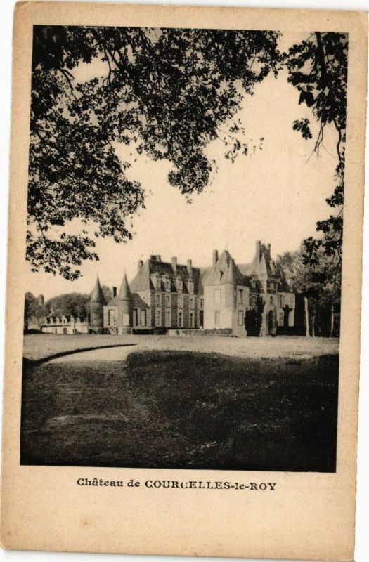 Carte postale ancienne Chateau de Courcelles-le-Roy