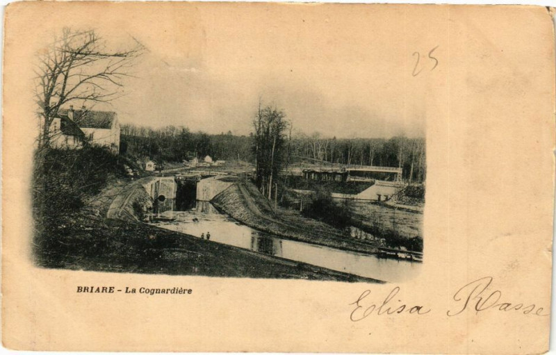 Carte postale ancienne Briare - La Cognardiere à Briare