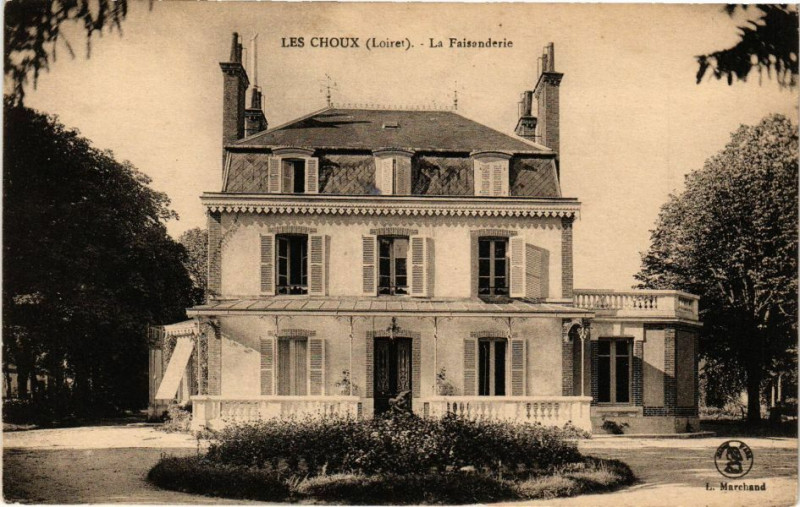 Carte postale ancienne Les Choux - La Faisanderie aux Choux
