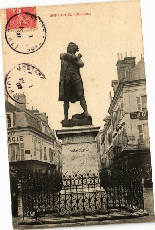 Carte postale ancienne Montargis - Mirabeau à Montargis