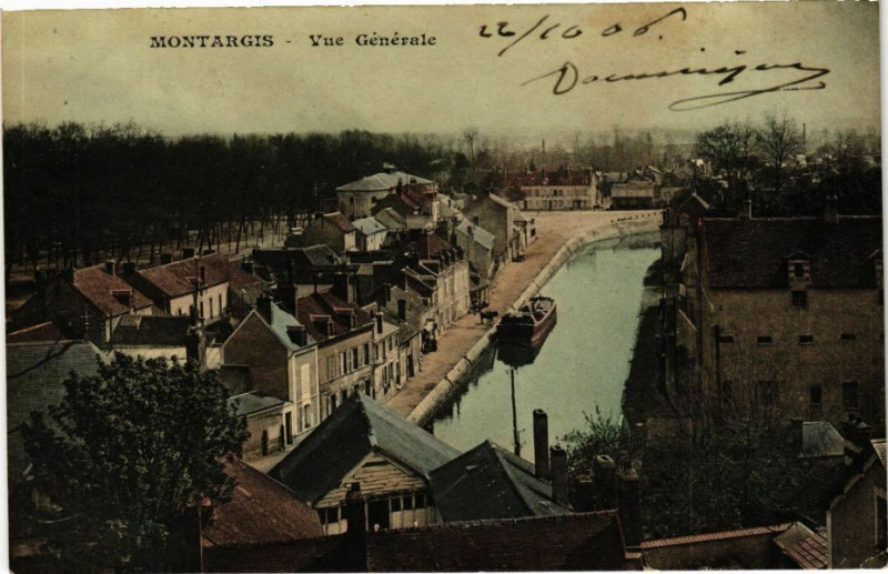 Carte postale ancienne Montargis - Vue générale à Montargis