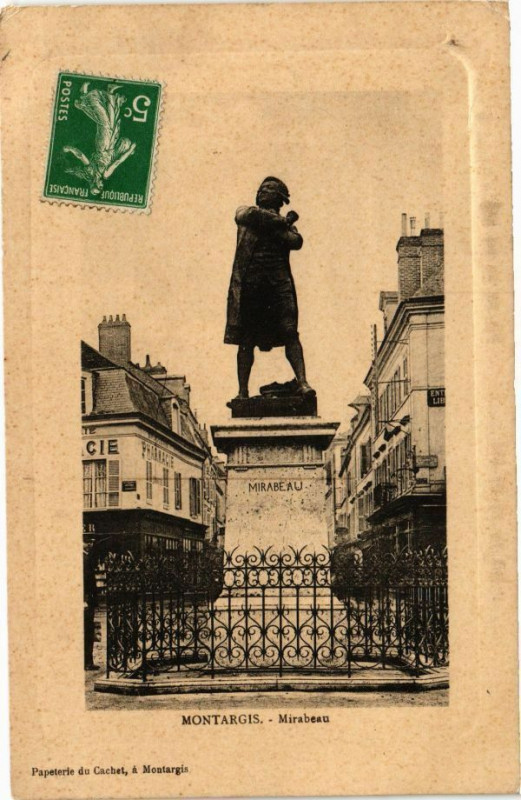 Carte postale ancienne Montargis - Mirabeau à Montargis
