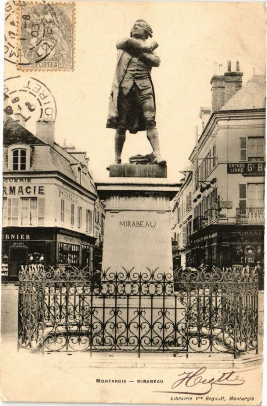 Carte postale ancienne Montargis - Mirabeau à Montargis