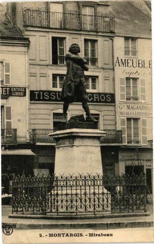 Carte postale ancienne Montargis - Mirabeau à Montargis