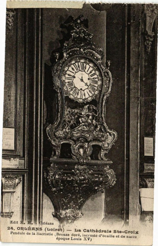 Carte postale ancienne Orleans - La Cathédral Ste-Croix à Orléans