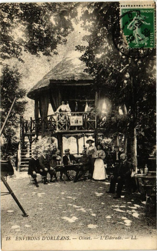 Carte postale ancienne Env. d'Orleans-Olivet-L'Eldorado à Olivet
