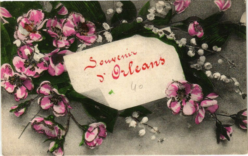 Carte postale ancienne Souvenir de Orleans à Orléans