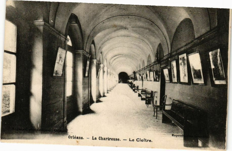 Carte postale ancienne Orleans - La Chartreuse à Orléans