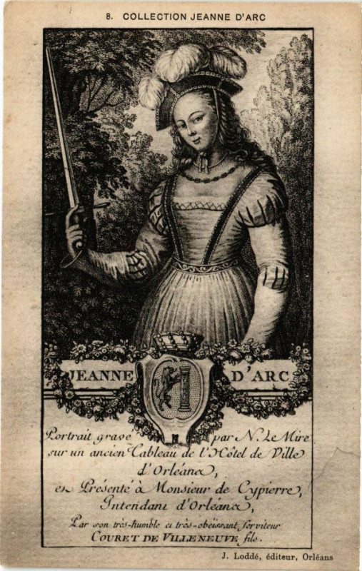 Carte postale ancienne Jeanne d'Arc
