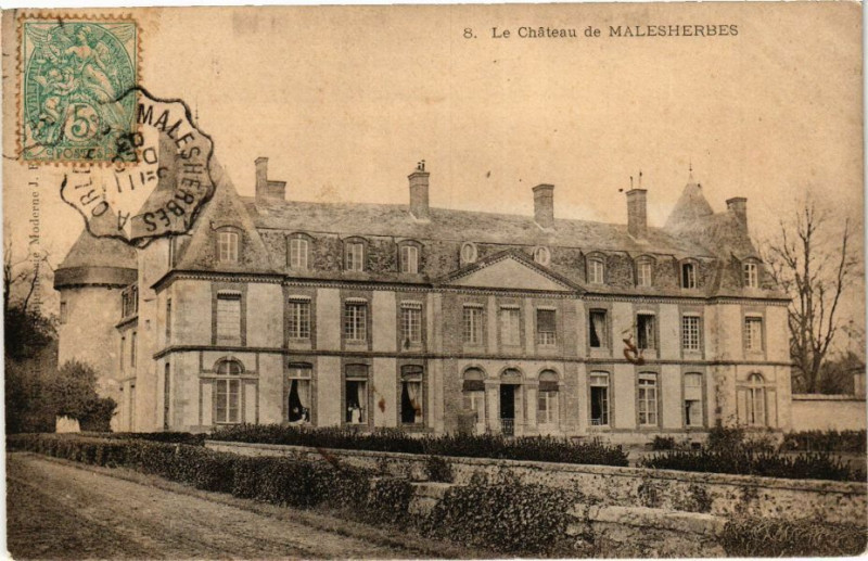 Carte postale ancienne Le Chateau de Malesherbes