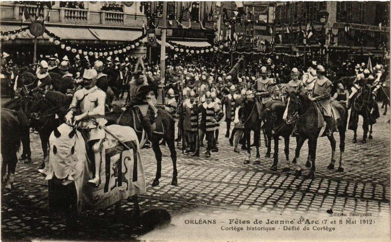 Carte postale ancienne Orleans - Fetes de Jeanne d'Arc à Orléans