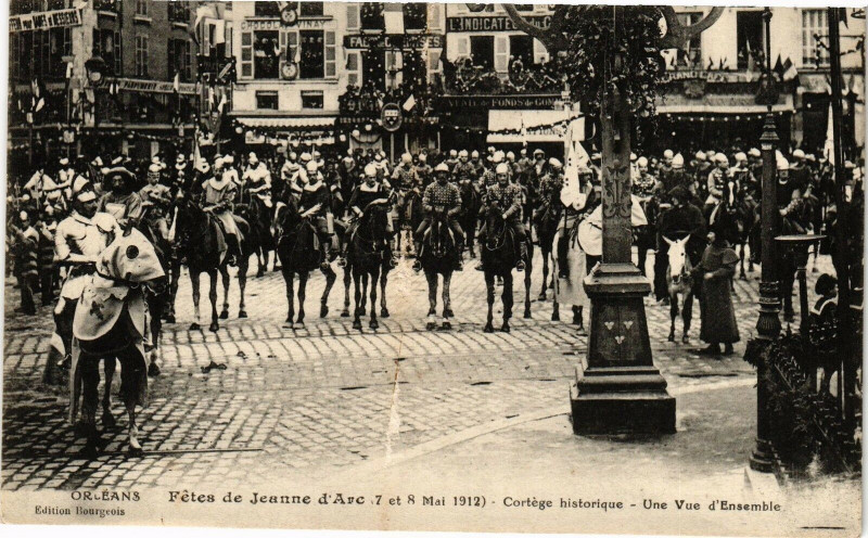 Carte postale ancienne Orleans - Fetes de Jeanne d'Arc à Orléans