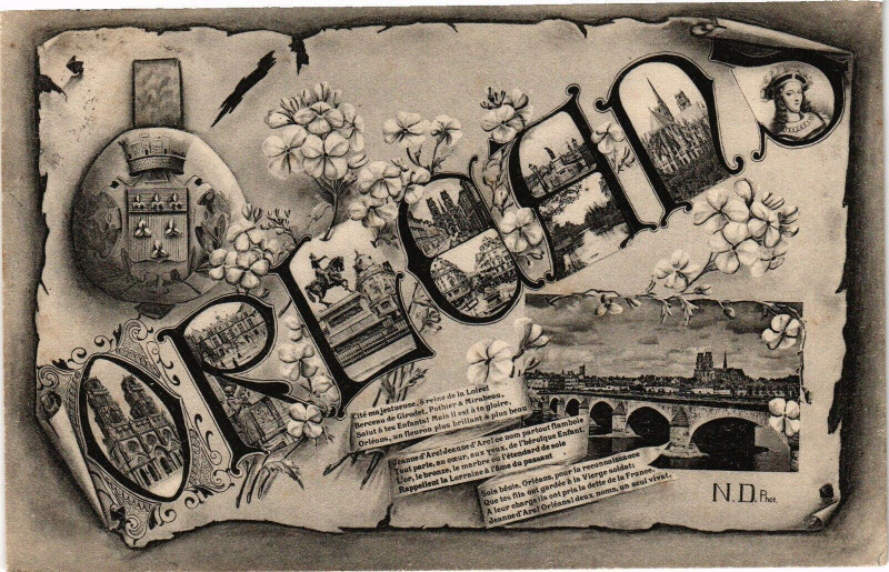 Carte postale ancienne Orleans à Orléans