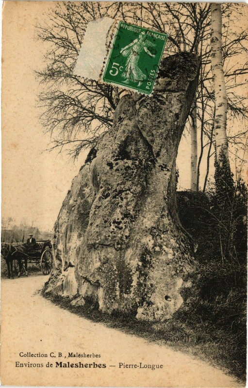 Carte postale ancienne Malesherbes - Pierre-Lounge
