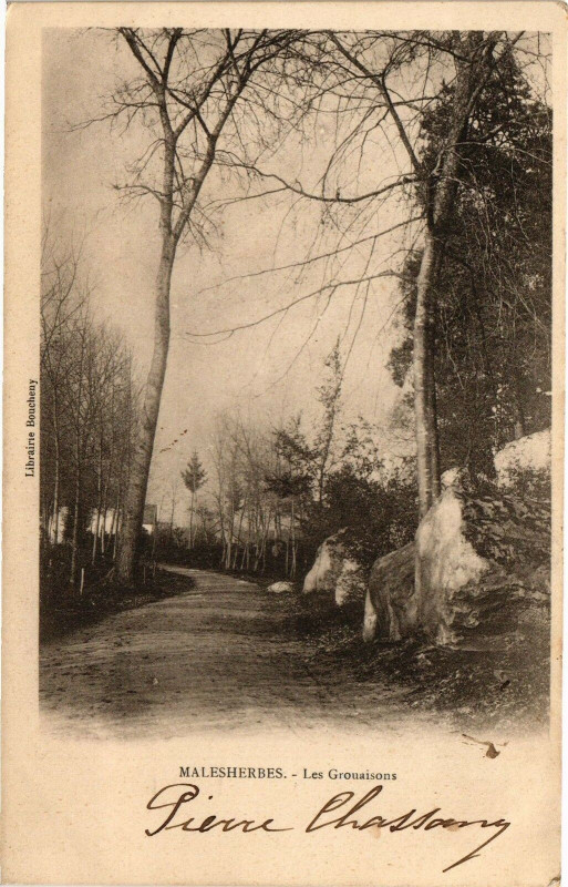 Carte postale ancienne Malesherbes - Les Grouaisons