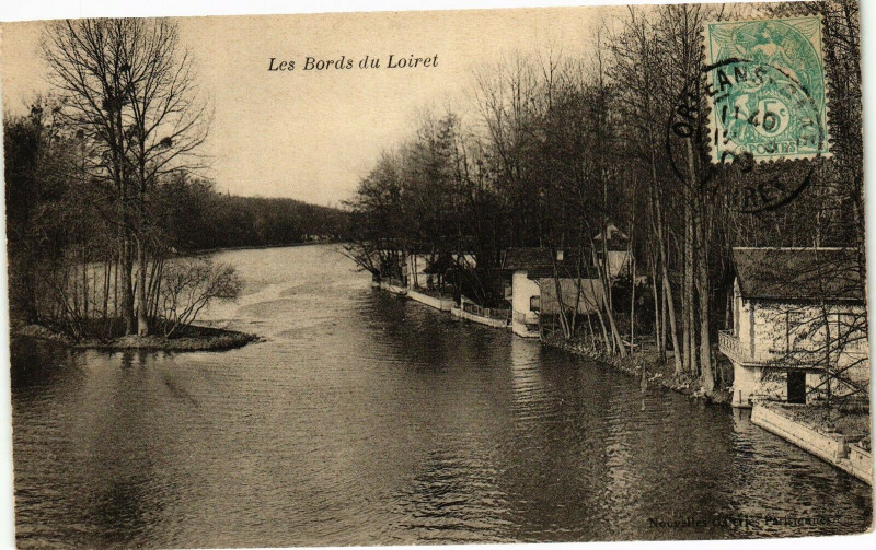 Carte postale ancienne Les Bords du Loiret