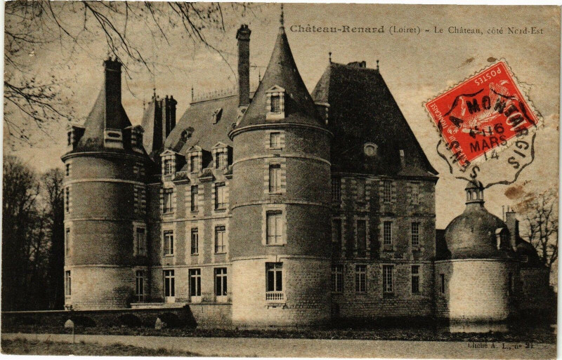 Carte postale ancienne Chateau-Renard à Château-Renard