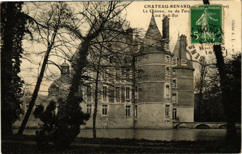 Carte postale ancienne Chateau-Renard à Château-Renard
