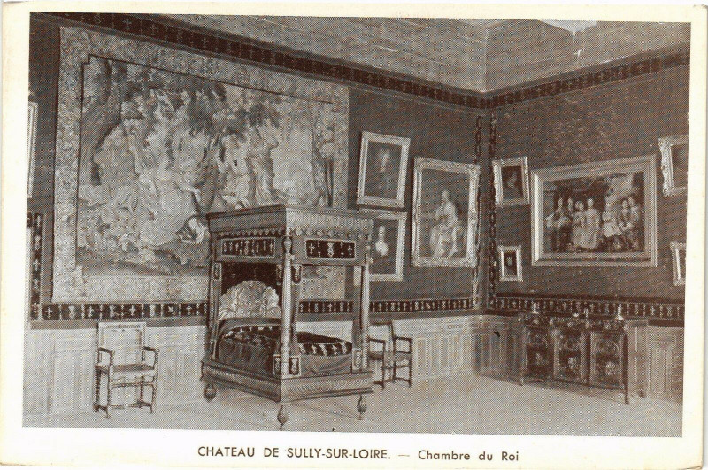 Carte postale ancienne Chateau de Sully-sur-Loire - CHAMBONre du Roi à Sully-sur-Loire