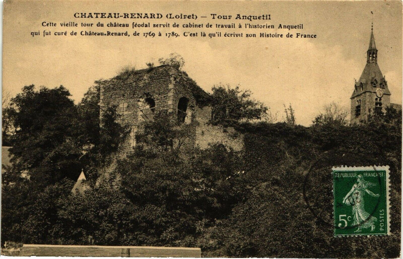 Carte postale ancienne Chateau - Renard