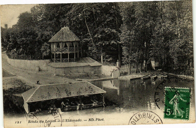 Carte postale ancienne Bords du Loiret - L'Eldorado