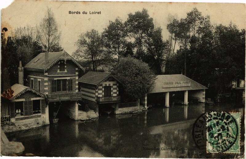 Carte postale ancienne Bords du Loiret