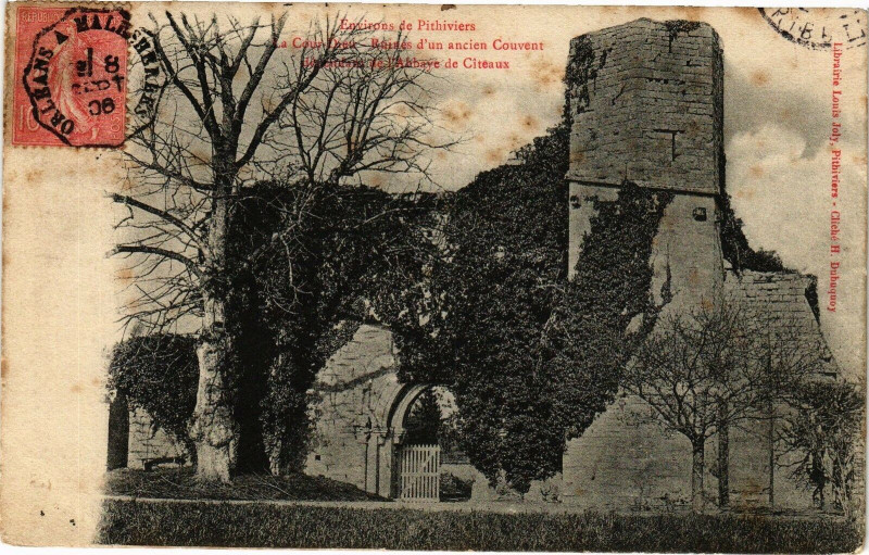 Carte postale ancienne Env. de Pithiviers-Ruiners d'un ancien Couvent à Pithiviers