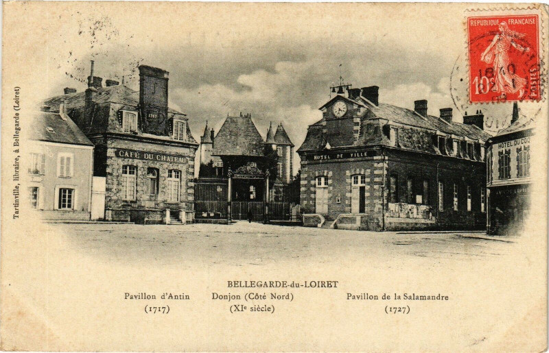 Carte postale ancienne Bellegarde du Loiret à Bellegarde