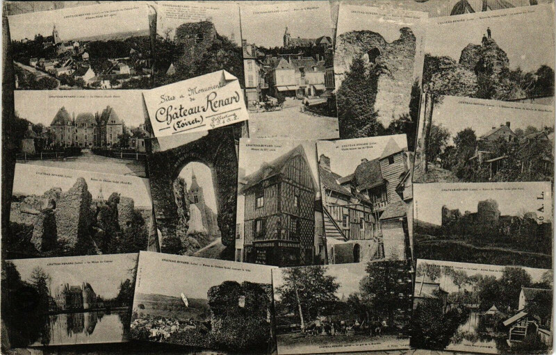 Carte postale ancienne Sites et Monument de Chateau Renard