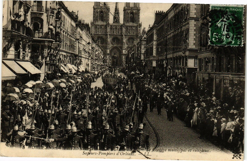Carte postale ancienne Orleans-Fetes de Jeanne d'Arc à Orléans