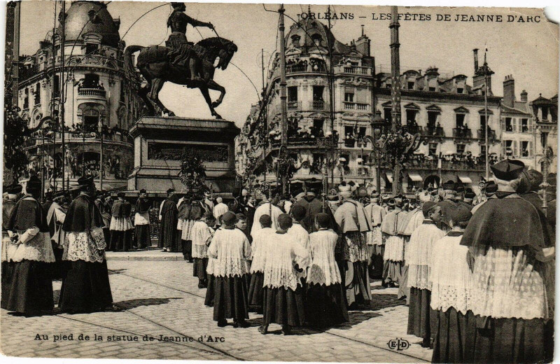 Carte postale ancienne Orleans-Les Fetes de Jeanne d'Arc à Orléans