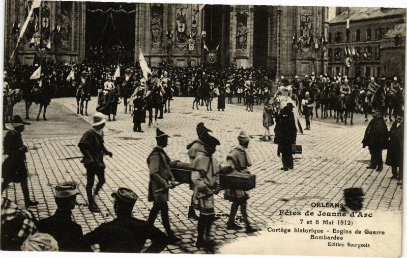 Carte postale ancienne Orleans-Fetes de Jeanne d'Arc à Orléans