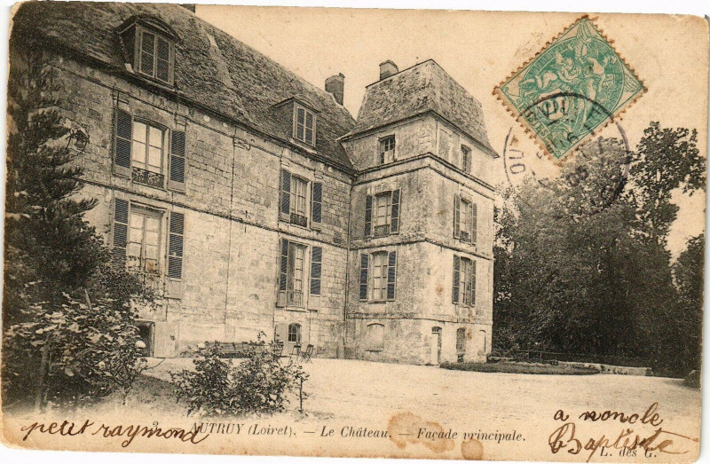 Carte postale ancienne Autruy-Le Chateau