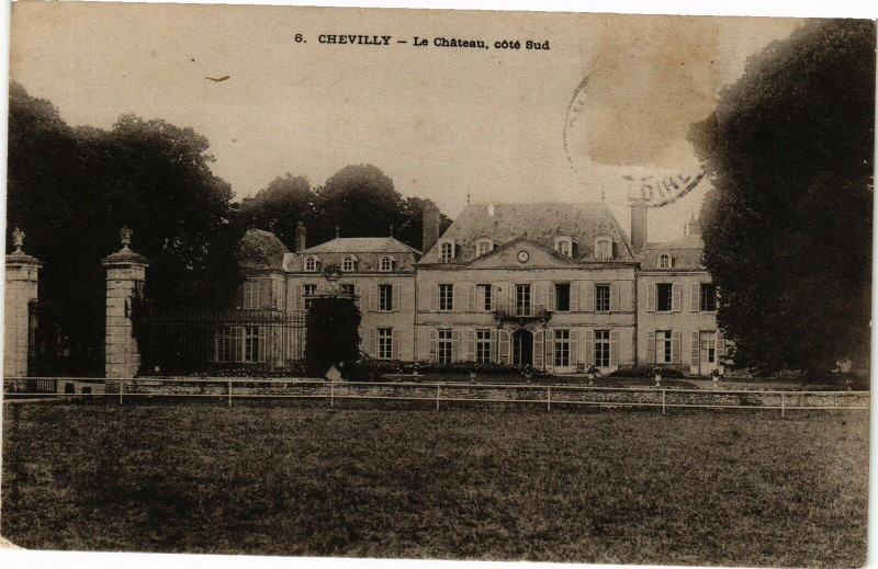 Carte postale ancienne Chevilly-La Chateau cote Sud à Chevilly